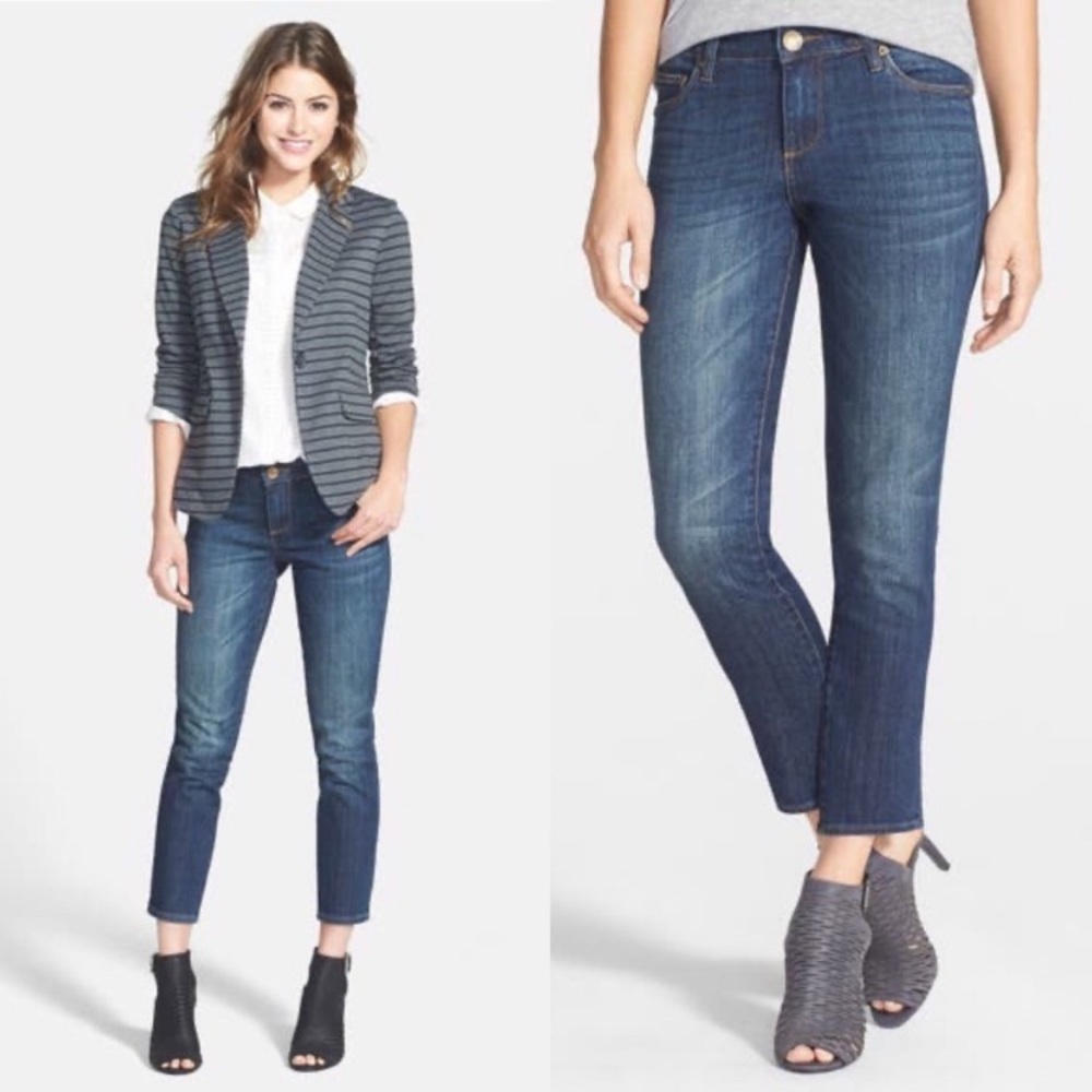 KUT FROM THE CLOTH REESE ANKLE STRAIGHT LEG JEANS SIZE 4